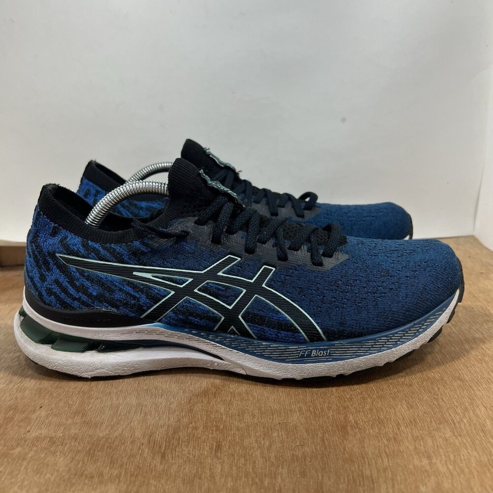 Asics Men's Navy Blue and Black Running Shoes